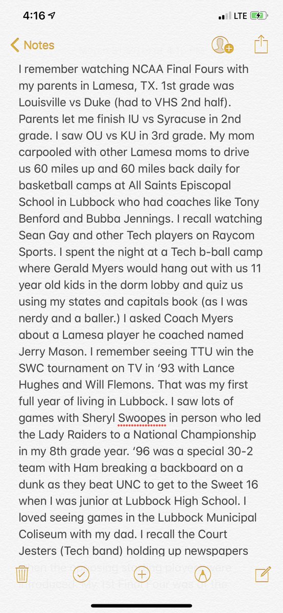 andy_kahn's tweet photo. My story on being a college b-ball fan and #RedRaider fan since ‘86 and how it all intersects here at the #FinalFour! #4to1 #GunsUp #WreckEm #MarchMadness #TTU @TexasTechMBB @gunsupnation @TheRaiderland @TechAthletics @tturaiderriot @vivathematadors https://t.co/N9tdHQYxz1