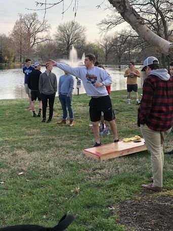 PittStateCAC's tweet photo. This week IFC and Panhellenic hosted a Dogs and Dogs event where they sold hot dogs to benefit a local shelter, Happy Paws! FSL Members got to hang out with not only each other, but some of their adorable adoptable dogs as well! #FSLFriday https://t.co/dFqluwOcYv
