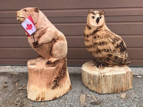 CVC_CA's tweet photo. Come enjoy one last #TasteOfMaple this weekend at Terra Cotta #MapleSyrupFest ๐๐คฉ Enter our raffle to win one of these beautiful carvings by Scott Rowe from The Country Saw! $2 for 1 ticket or $5 for 3. Winners will be drawn Sunday. https://t.co/kOagi71Iul https://t.co/MRGOsJVQbD