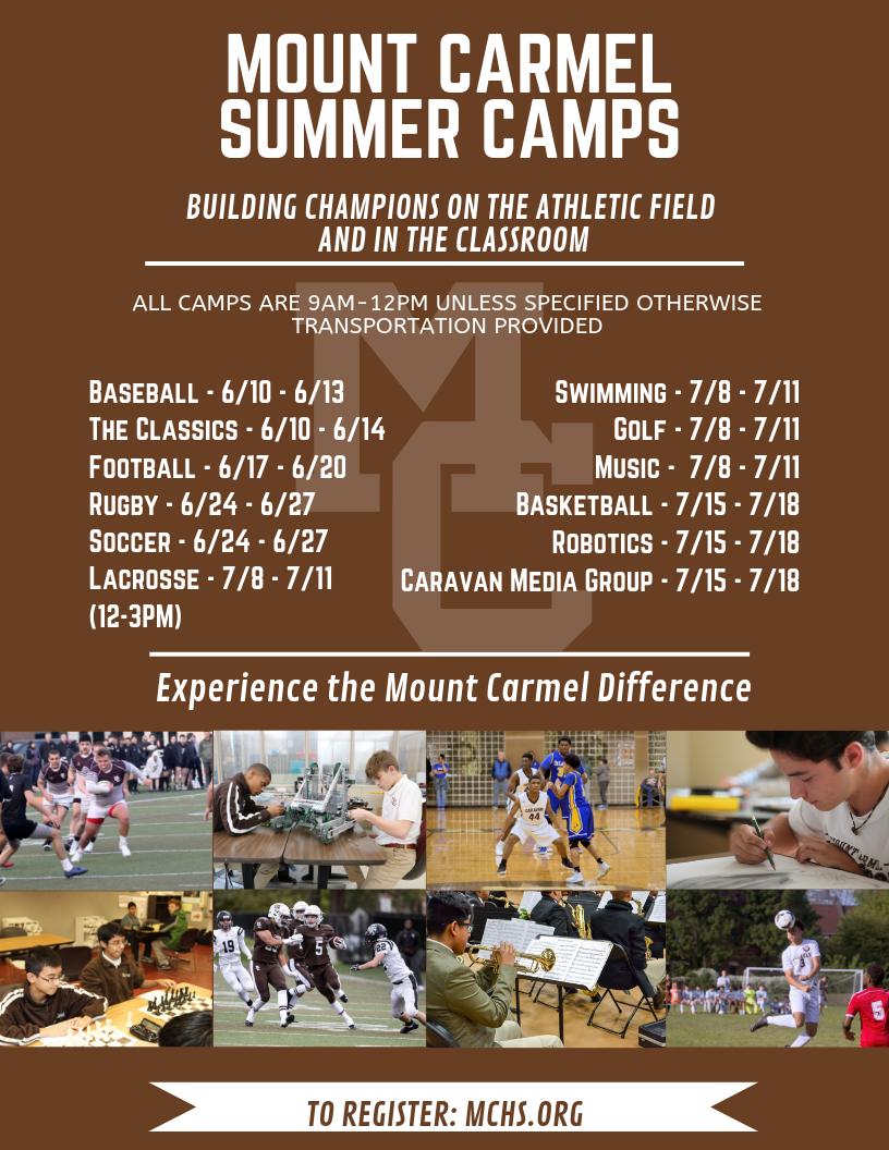Mount Carmel H.S. on Twitter "Summer is around the corner and you know