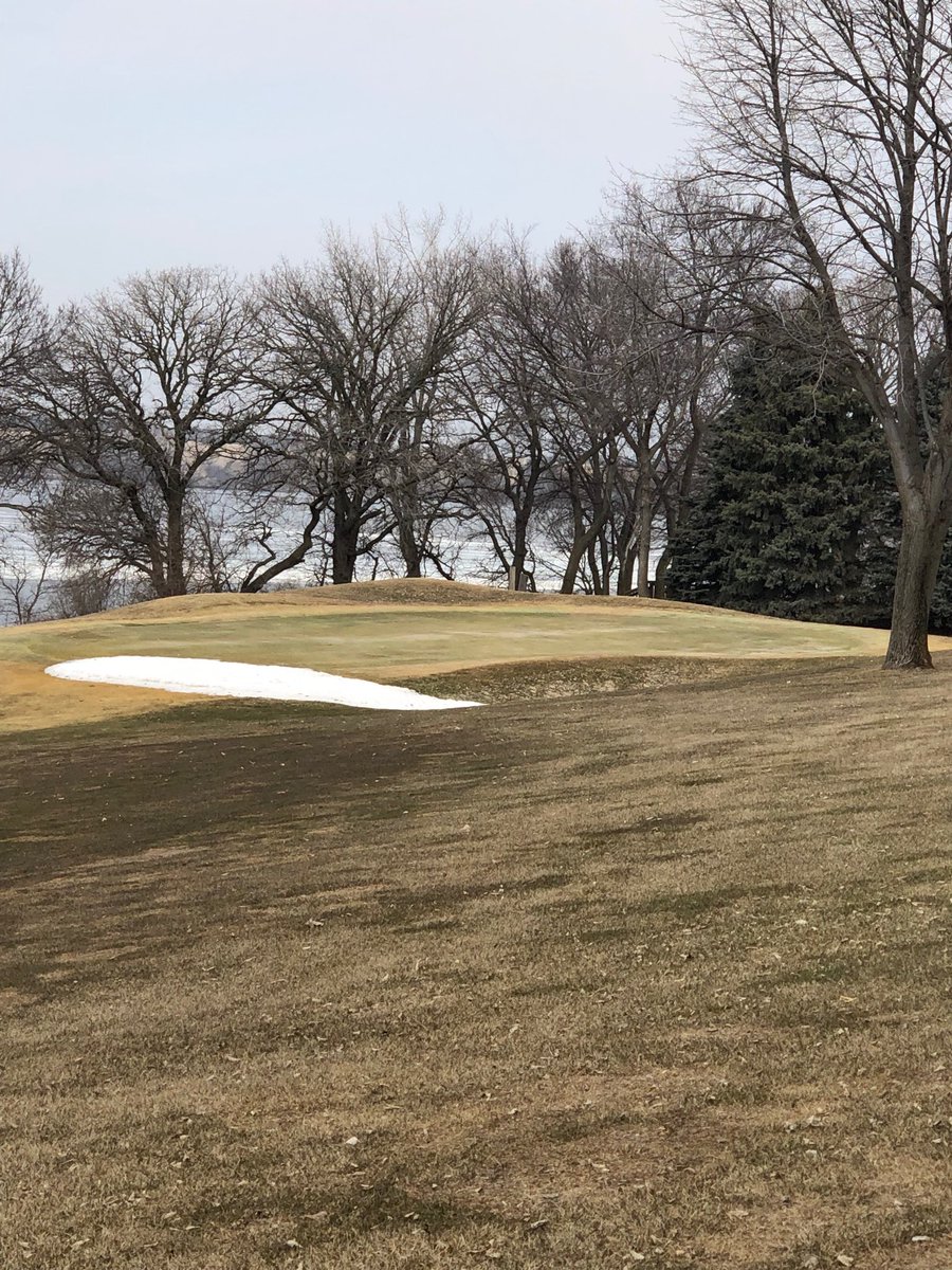 Took the covers off of 6, 14, &amp; 17 this morning but still have a little snow cover on #2! #won’tbelongnow