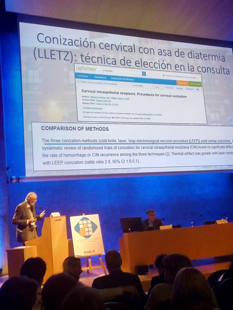 ClinicaDiatros's tweet photo. Dr Andía, jefe de servicio de Ginecología y Obstetricia de Basurto, expone tto del H-SIL en Consulta #diatros2019 https://t.co/PA2R8ygLBq