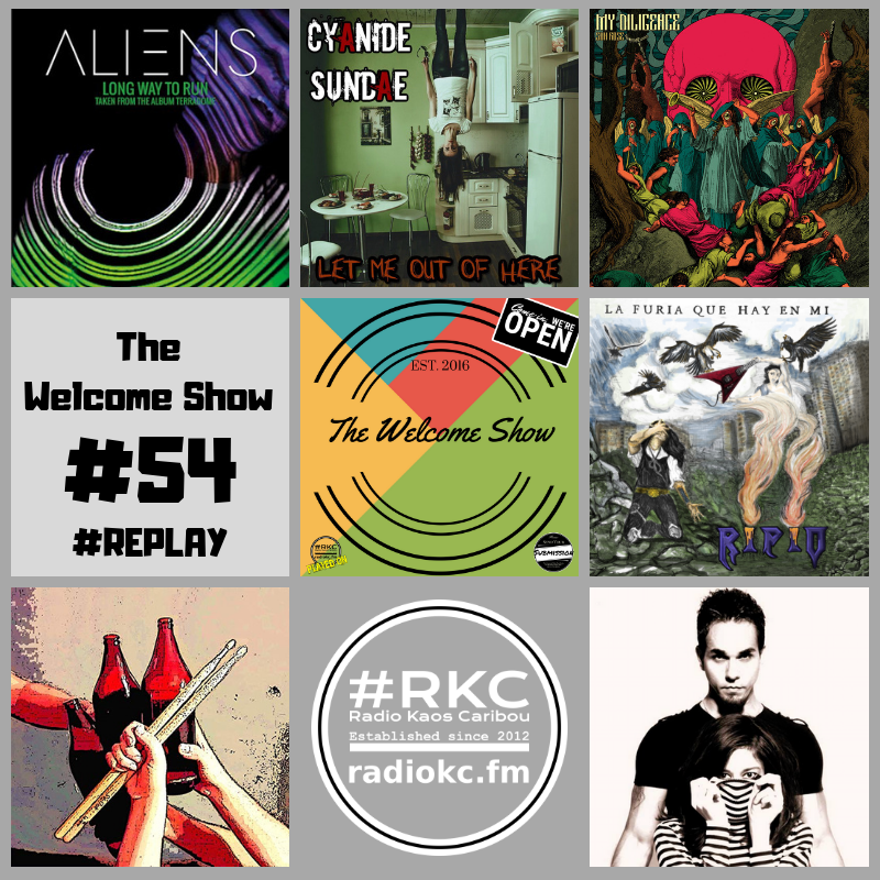 #π₯ππ (@radiokc) on Twitter photo ββββββββββββββ
Coming up on #RKC in
#TheWelcomeShow
ββββββββββββββ
Episode #54 | #REPLAY
ββββββββββββββ
Last Tracks by
Aliens | <a href="/CyanideSundae/">Cyanide Sundae</a> | <a href="/MyDiligence/">My Diligence</a> | <a href="/_RIPIO/">RIPIO</a> | <a href="/Rvinsrock/">Rvins</a> | <a href="/ModernMimes/">Modern Mimes</a>
π» here radiokc.fm ββββββββββββββ
Coming up on #RKC in
#TheWelcomeShow
ββββββββββββββ
Episode #54 | #REPLAY
ββββββββββββββ
Last Tracks by
Aliens | <a href="/CyanideSundae/">Cyanide Sundae</a> | <a href="/MyDiligence/">My Diligence</a> | <a href="/_RIPIO/">RIPIO</a> | <a href="/Rvinsrock/">Rvins</a> | <a href="/ModernMimes/">Modern Mimes</a>
π» here radiokc.fm