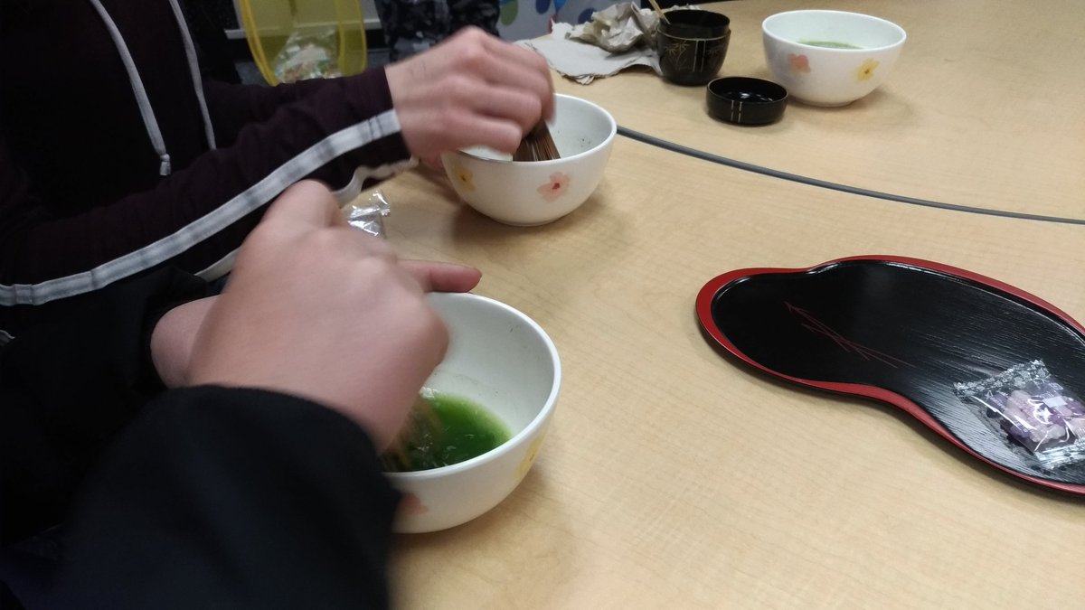 MrKBoulter's tweet photo. Students using flex time to learn about Shinto and Japanese culture. Happy Friday! @sd35brookswood #think35 https://t.co/9BTKP4HIW8
