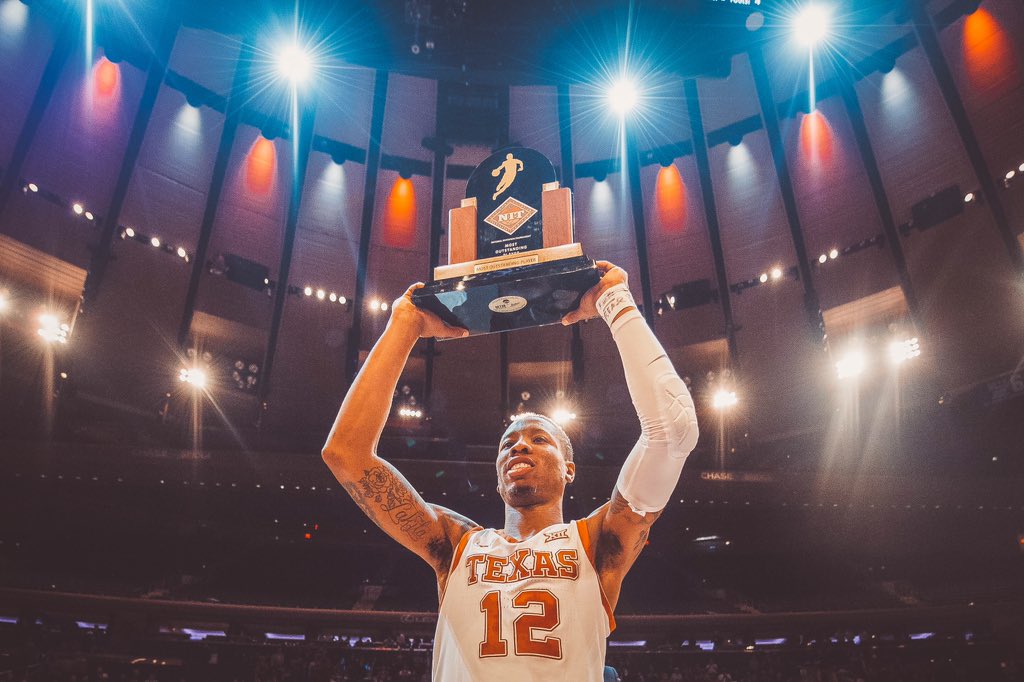 TexasMBB's tweet photo. NIT MVP 🏆 https://t.co/MAXGpVPdQI