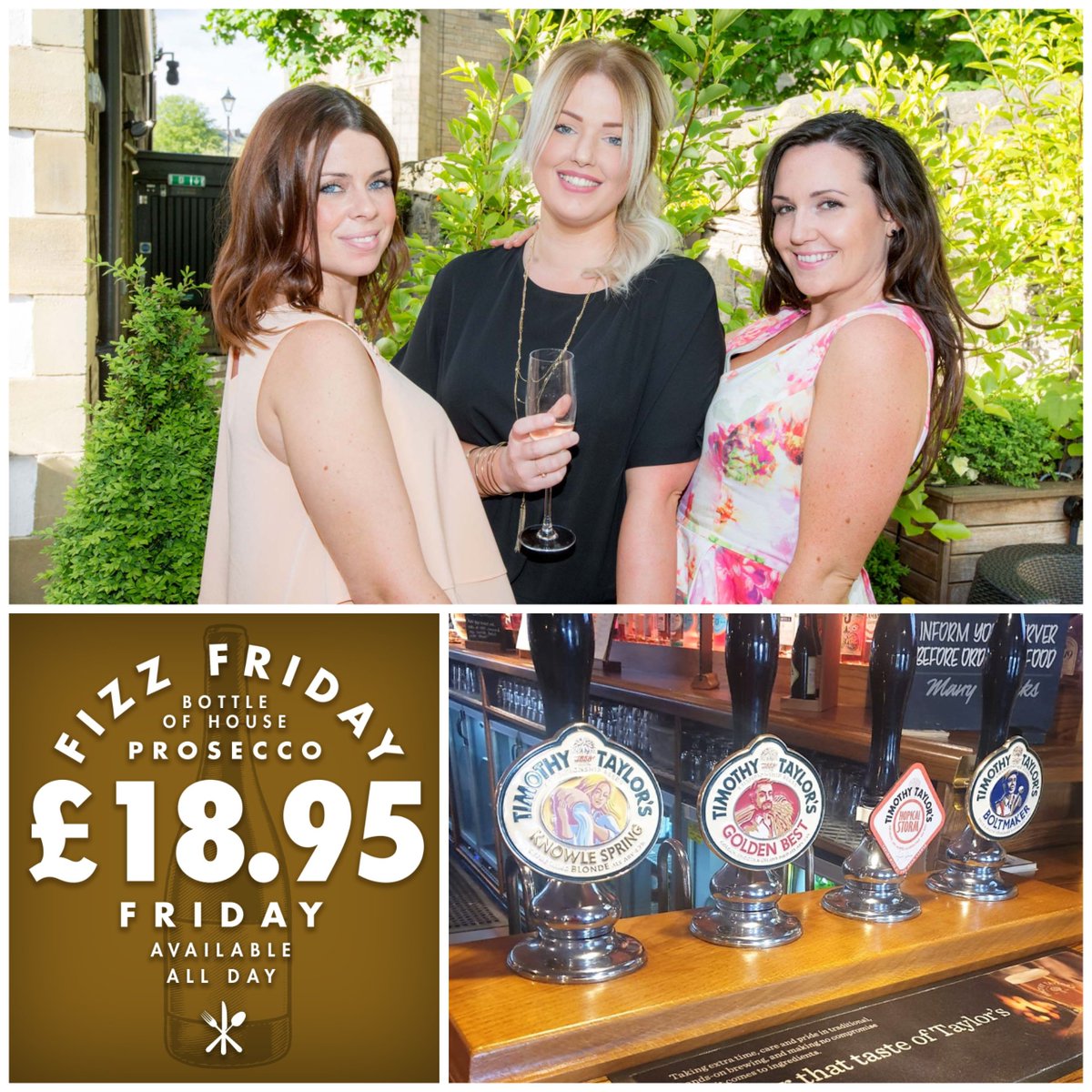 TheLordRodney's tweet photo. #FRIYAY! We have the full range of @TimothyTaylors beers on our bar - including Hopical Storm, which tastes rather delicious! 😍

Plus it's Fizz Friday, bottle of house Prosecco for only £18.95! 🥂

What's your favourite drink at the Lord Rodney (doesn't have to be beer btw 😉)? https://t.co/6CmecHGIGf