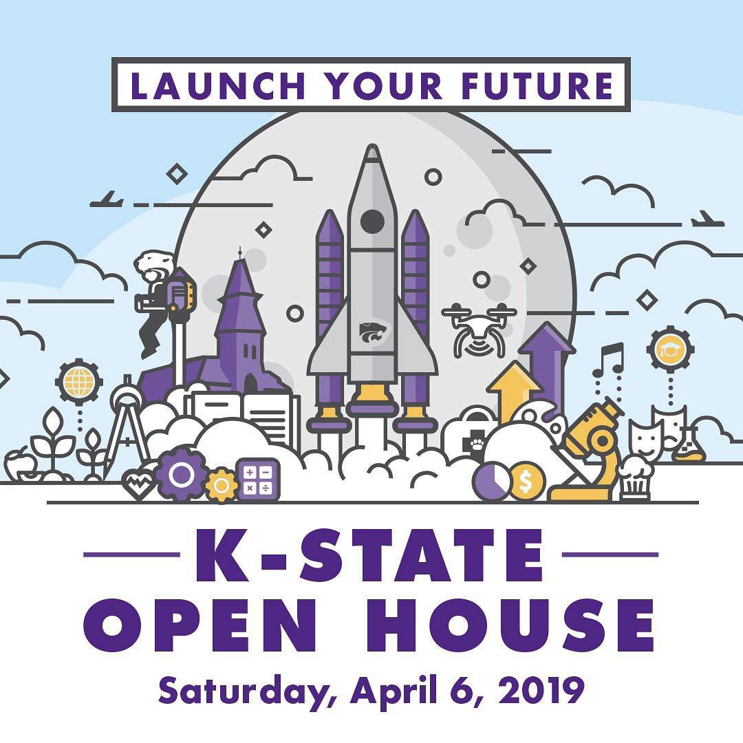 The Business Building is being prepped for Open House festivities tomorrow! We will have a variety of interactive activities and an inflatable obstacle course! Join us from 9am-3pm at #kstateopenhouse