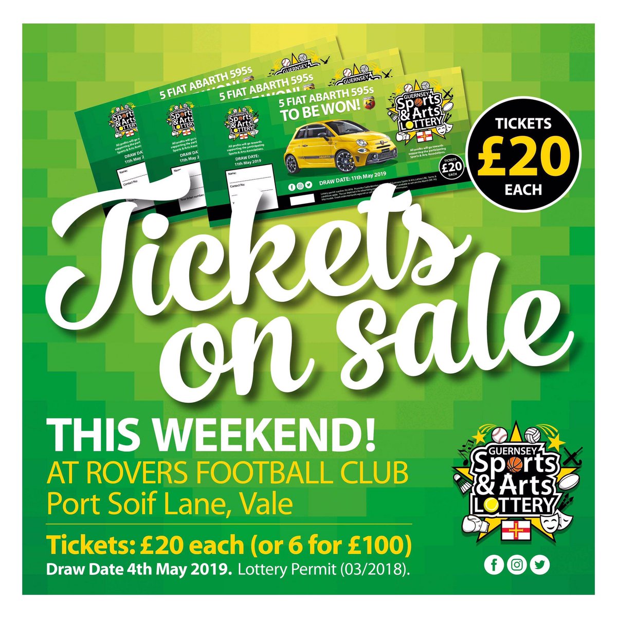 Tickets to WIN A CAR will be on sale with Rovers FC <a href="/Rovers_AC/">Rovers AC</a> THIS SATURDAY APRIL 6th from 9am - Noon #MayThe4thBeWithYou