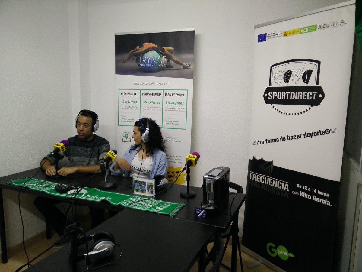 SportDirectR's tweet image. 🎙 Terminamos el #SportCenterMálaga con una entrevista especial a @trynap_, la mejor alternativa a ir solo al gimnasio. 🥊

¿Quieres dar una clase de yoga, crossfit o cualquier otra actividad cuándo y dónde quieras? Trynap es la mejor opción. Entra en trynap.com 📲
