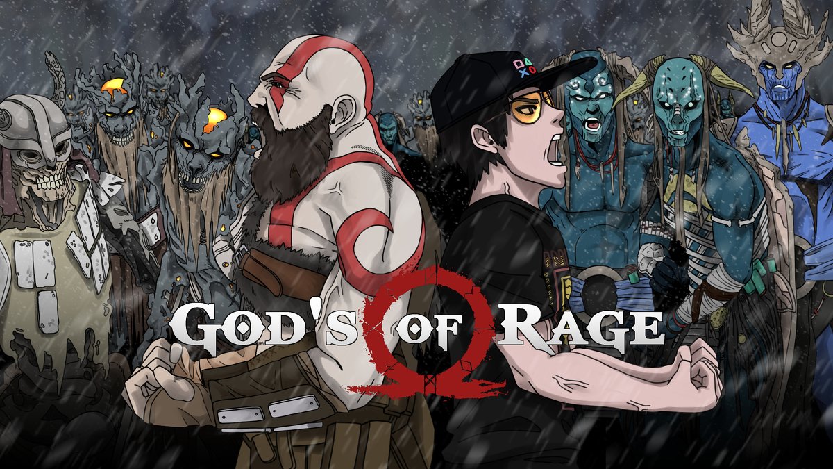 George_TTowers's tweet photo. God's Of Rage #Original #PlayStation #godofwar #kratos #Twitch #stream #gameplay #Rage #illustration https://t.co/claDjGfulu https://t.co/2CdAGl6JGN