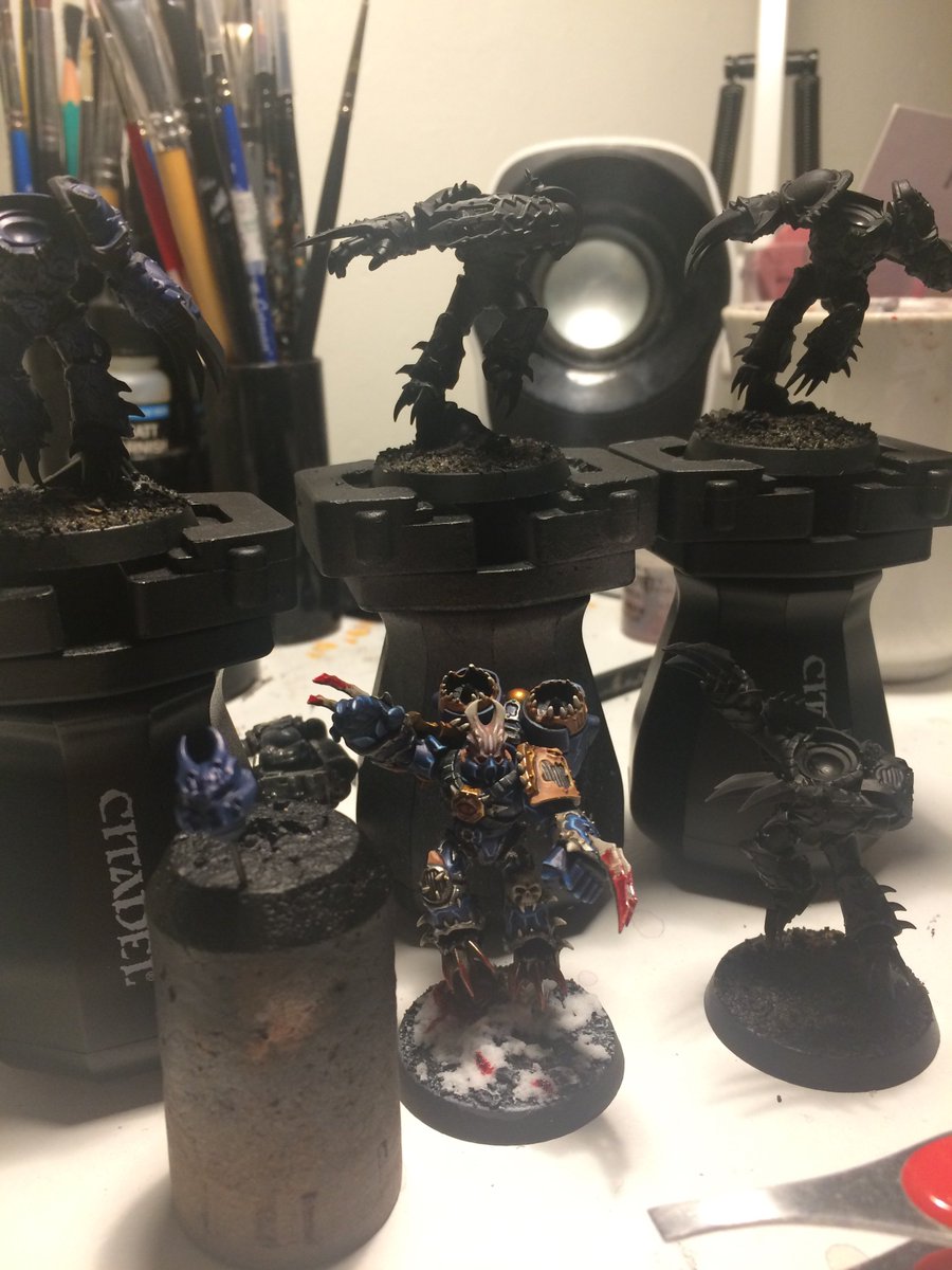 TGaravan's tweet image. Looks like I'll be finishing off the Warp Talon squad.
Ave Dominus Nox!
#warhammer40k #warhammer #hobby #painting #PaintingWarhammer  #Warmongers #color #brush