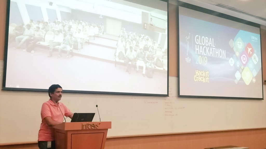 Anusri_007's tweet photo. Kickstarting Global Hackathon!!
Global Hackathon 2019!
#infydiaries #infyhackathon #infychennaidc #infychennaivoy
@ms_suryanarayan @TheSudheev @iamashiqmiandad @itskdinesh @coolheadvamsi @Vaishali_Suri @InfyChennaiVoY @InfosysCareers https://t.co/65vRlTPbJQ