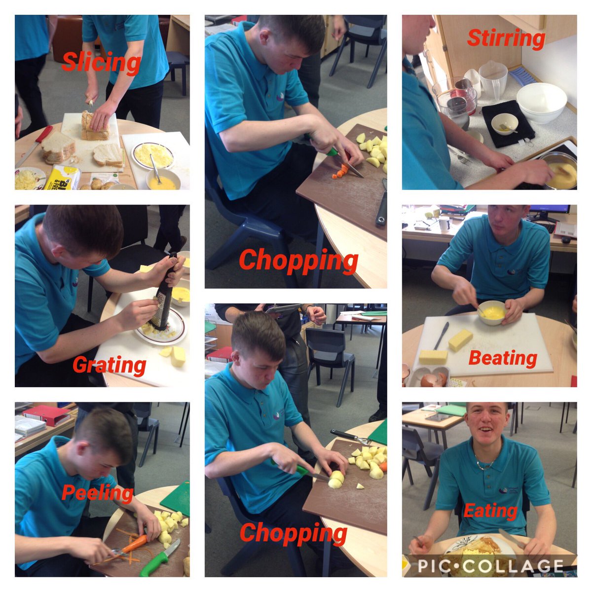 SpringwellHori1's tweet image. Btec home cooking - preparation skills and imagination to make a meal with the ingredients... amazing morning.