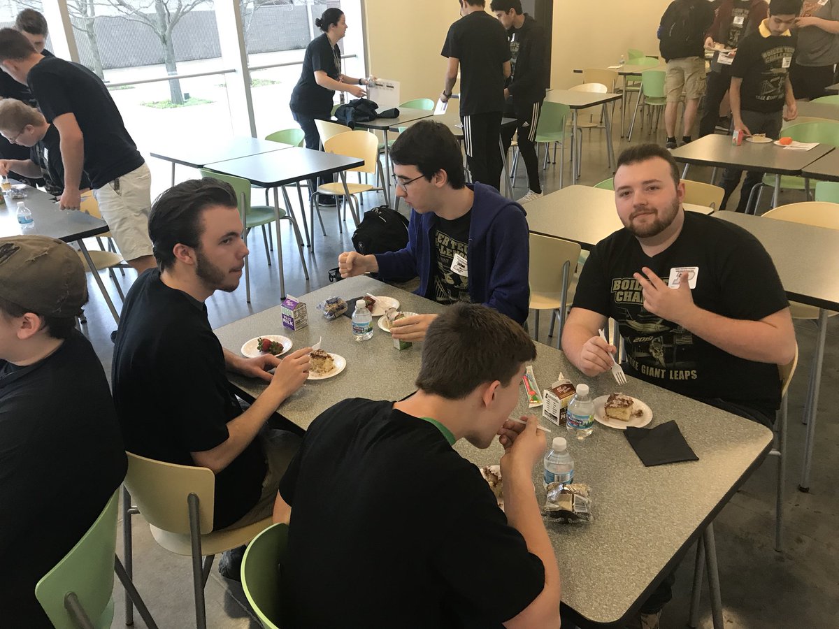 Breakfast to prepare for the Boiler Tech Challenges! #boilertech #purduecolumbus #bchs