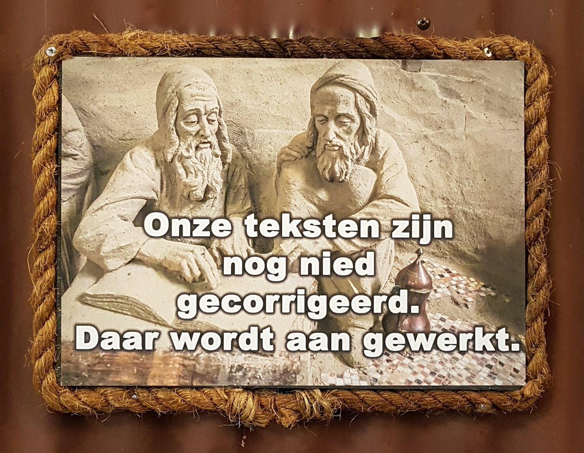 bokd's tweet photo. @JNRozendaal Wij zijn er al geweest, toen er nog niet schoongemaakt was en de teksten nog spelfouten bevatten... https://t.co/xedZrpXEtK