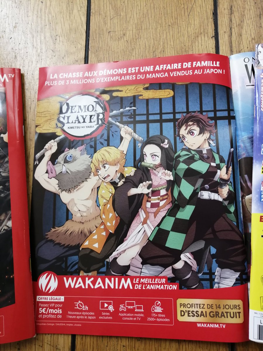 Wakanim's tweet photo. Le dernier numéro du @CoyoteMag est disponible !

Un magazine contenant des informations sur cette saison Printemps 2019 !

Merci à vous ! 😍

 #SpringSeason2019 https://t.co/RnupmDa2w7