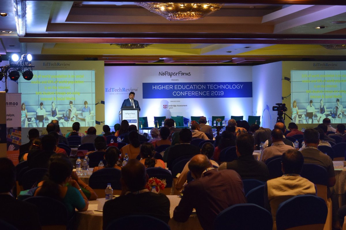 Drharimaram's tweet photo. With Mrs Rajitha Kulkarni President Sri Sri University,Pleasure to deliver Key note address on the topic “Institutional Branding in Digital World “at @etr_in Conference 2019 @visiondigitalin @ICBSindia @SriSriU https://t.co/Ju4nl6lcQX