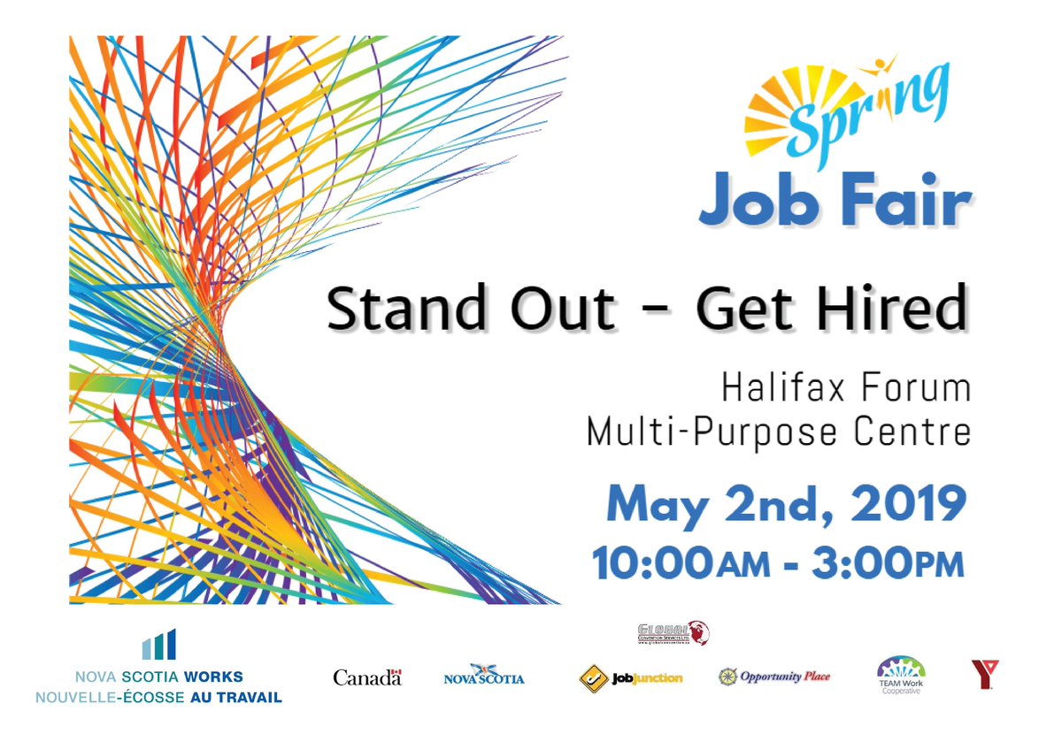 HfxPartnership's tweet photo. Are you a local employer looking to find talent? There are a few spots left for the Nova Scotia Works Spring Job Fair! Register to meet with up to 2,000 job-seekers in the city. https://t.co/NWrN8Kl9oz https://t.co/EzJQMUQMSS