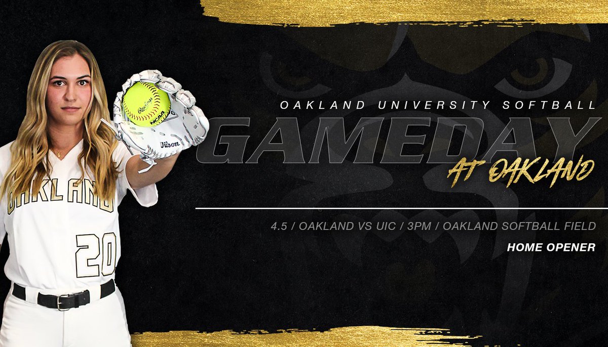 GoldenGrizzlies's tweet photo. #OaklandSB hosts UIC for their HOME OPENER!

#WEARtheBEAR https://t.co/oPUVP3ED7T