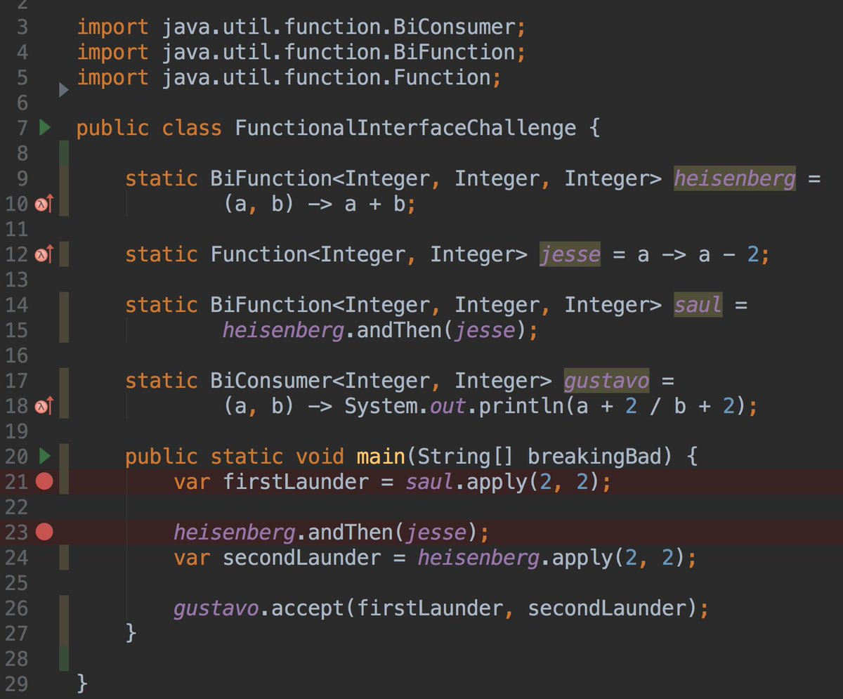 RafaDelNero's tweet photo. Learn tricks of #Function and #BiFunction in @Java!

#JavaChallengesVideos

Watch the full explanation of this challenge:
https://t.co/tFIKMBPaxY https://t.co/4991SBMejF