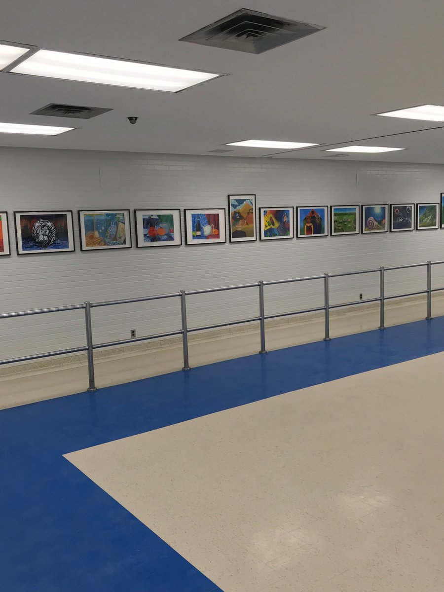 principalkidd1's tweet photo. Love to see student art being showcased in the caf! We have some talented Broncos! ⁦@PeelSchools⁩ ⁦@BramaleaSS⁩ ⁦@LizCookPDSB⁩ https://t.co/4aZzaHXwy8