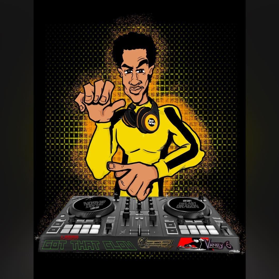 bruce lee on turntables