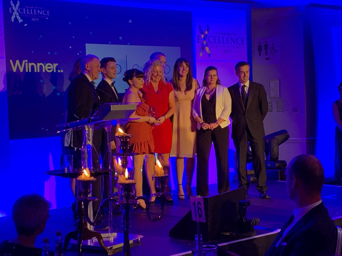 BioClad's tweet photo. Congratulations to all the winners and businesses shortlisted at the Harrogate Advertiser Business Excellence Awards last night. We are delighted to have won the Best Medium Sized Company Award, it's a testament to the hard work of our wonderful team. #bioclad #hgbiz2019 #winners https://t.co/oJgSo58EUI