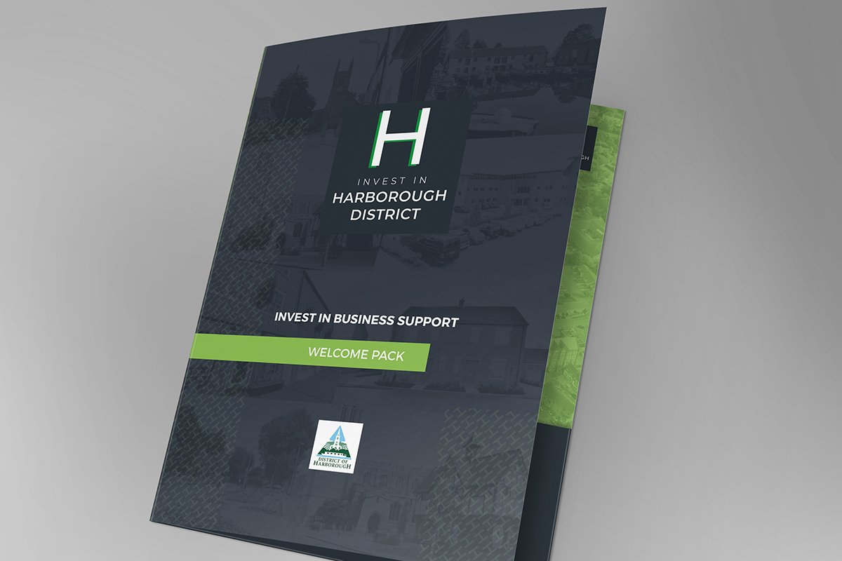 LittleGemCreate's tweet image. #HarboroughDistrictCouncil asked #LittleGemCreate to design their #InvestinHarborough Welcome Packs. The packs are given to new and existing businesses in the #Harborough area, providing useful information and key contact details. We designed and print managed the project.