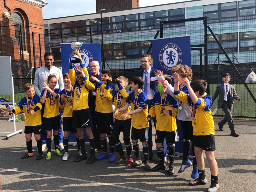 CFCFoundation's tweet photo. 🏆 The #PLPrimarystars &amp; @Aquinas_Ed football tournament recently took place at All Saints Catholic College with eight local primary schools taking part.

Well done to everyone who was involved and congratulations to our winners, Mount Carmel Catholic Primary School! 👏 https://t.co/HFNrajFylU