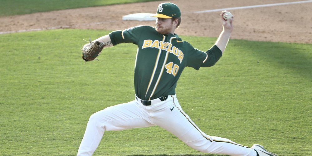 KendallRogers's tweet photo. They've suffered all sorts of setbacks this season, but @BaylorBaseball isn't letting anything get them off track. My inside look at why #Baylor hasn't skipped a beat.

https://t.co/goqO2kw2sw https://t.co/aOvpphiMFd