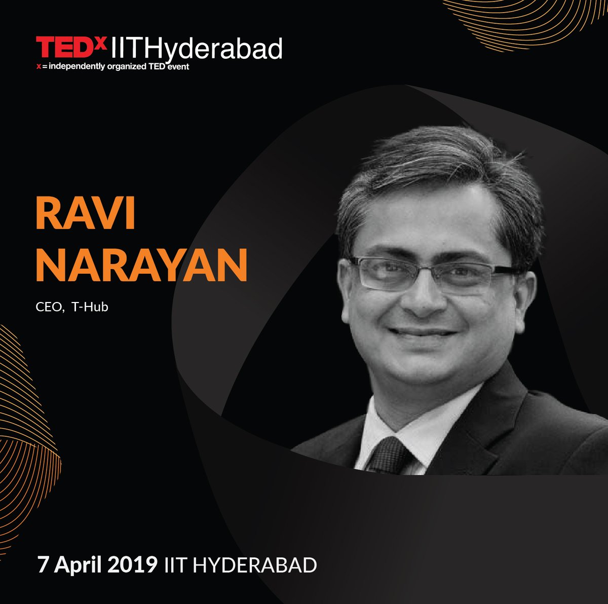Catch @ravignarayan , CEO @THubHyd at @TEDxIITH 2019 - on April 7th, IIT Hyderabad. For registrations visit: tedxiithyderabad.com

#VisionsOfTime #TEDxIITHyderabad #innovations #entrepreneurship 
#InnovateWithTHub
