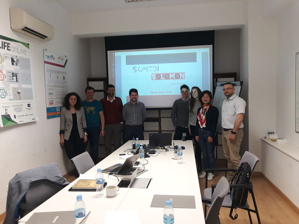 SoMeDi_project's tweet photo. #ITEA project #Somedi and #Solomon had a successful first meeting in Madrid for a future collaboration! https://t.co/Fh1HBD3Zp2
