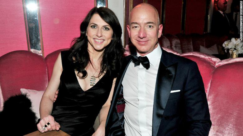 CNN's tweet photo. Following her divorce from Amazon founder Jeff Bezos, MacKenzie Bezos will be the fourth-richest woman in the world. She will be worth at least $35 billion after receiving a quarter of Bezos' Amazon shares. https://t.co/pyRhJ77V2v https://t.co/SxXxanNgp7