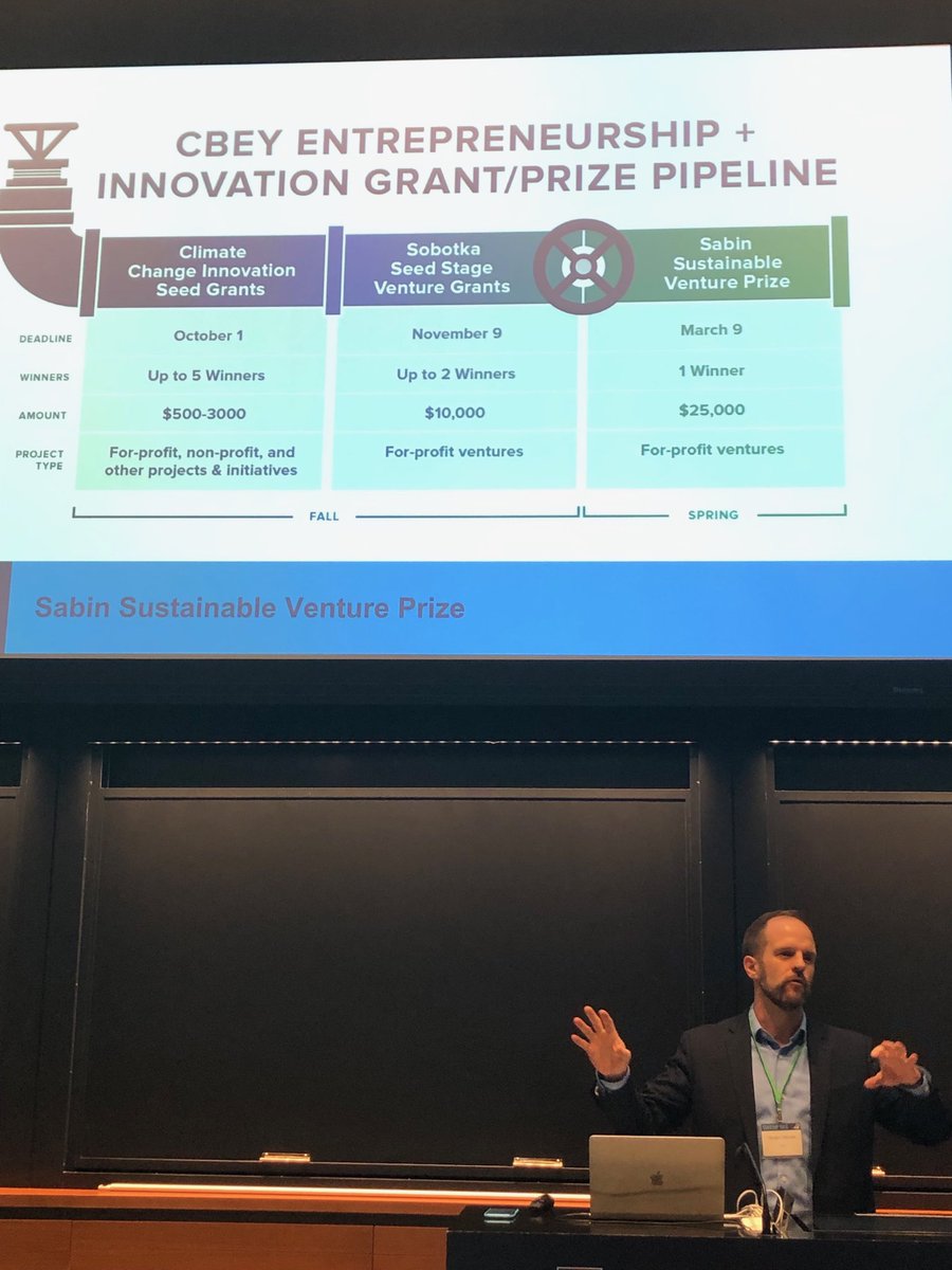 Great to be with social and environmental entrepreneurs ⁦<a href="/YaleCBEY/">🌎Yale Center for Business and the Environment</a>⁩ competing for Sabin Prize