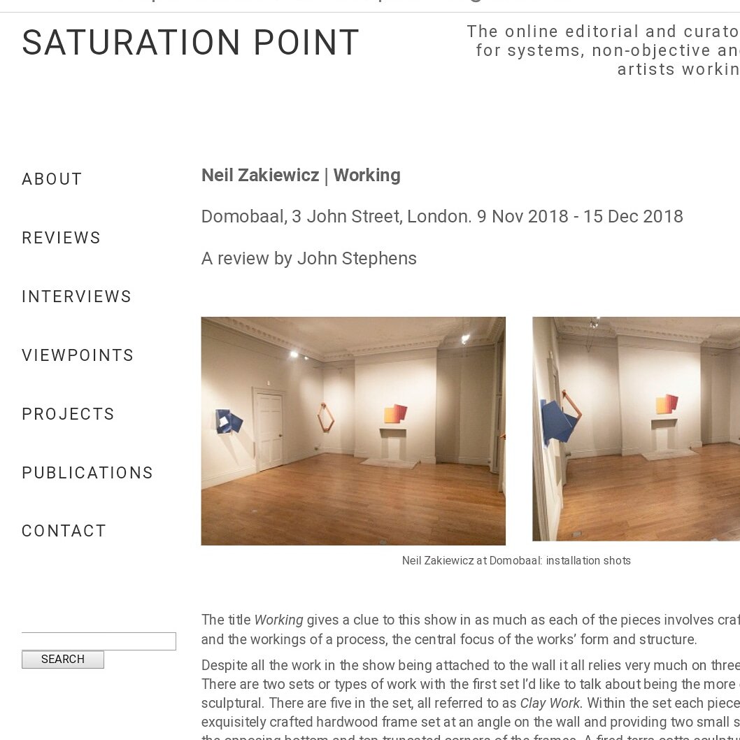 patrick morrissey (@pmorrissey1) on Twitter photo Online now @saturationpoint_uk <a href="/saturationsite/">Saturation Point</a> John Stephens reviews Neil Zakiewicz solo show @domobaal Online now @saturationpoint_uk <a href="/saturationsite/">Saturation Point</a> John Stephens reviews Neil Zakiewicz solo show @domobaal