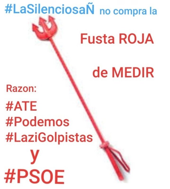 biejetita's tweet photo. @pnique Tu #MachoAlfalfa, Secretaria Generala de #UnidasPandemias, al que le gusta azotar hasta sangrar y salir a cazar FACHAS, el que cuando pierde las elecciones lanza un #PASALÓ con #AlertaFachas y te usa de Punching ball... demostrando la infinita ......... que sois.
#LaSilenciosaÑ https://t.co/9qyIE6UZyu