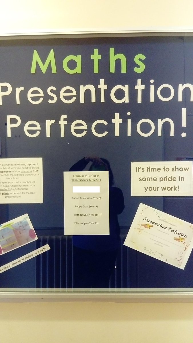 ShavingtonMaths's tweet photo. Maths Presentation Perfection Award Spring 2019 goes to..... #welldone #neatwork #presentationperfection https://t.co/gpcykHaZwE