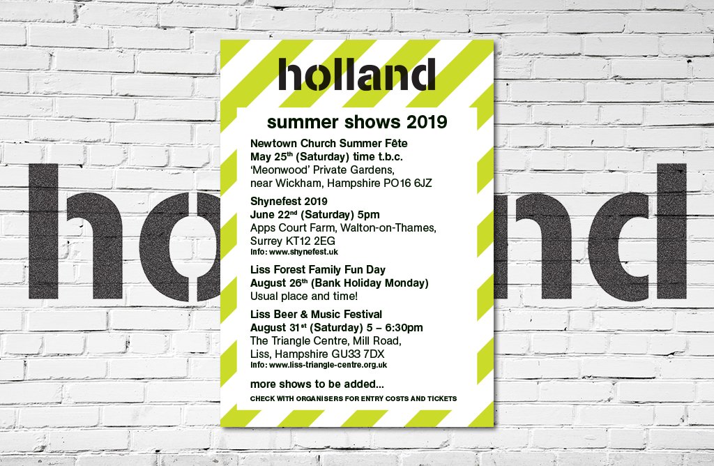 hollandtheband's tweet photo. With our new name and a new setlist for this summer we have some shows already lined up - See the poster below and keep an eye out for news of more #livemusic #entertainment #Soul #jazz #rockandpop #Blues https://t.co/V6jyrzbwYu