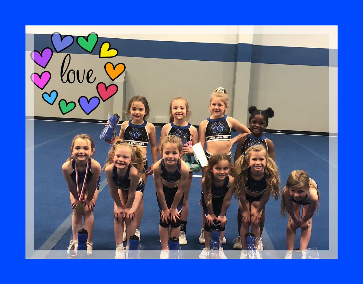 KittenClawstle's tweet photo. The Fierce and Sassy @clawstlekittens_ca from @ca_charlottenc have their claws out Ready for tomorrow to hit the mat one last time this season!! #tinylevel1 #smittenbyakitten #cheerathletics #tinycheerleader https://t.co/9NtradmjsL