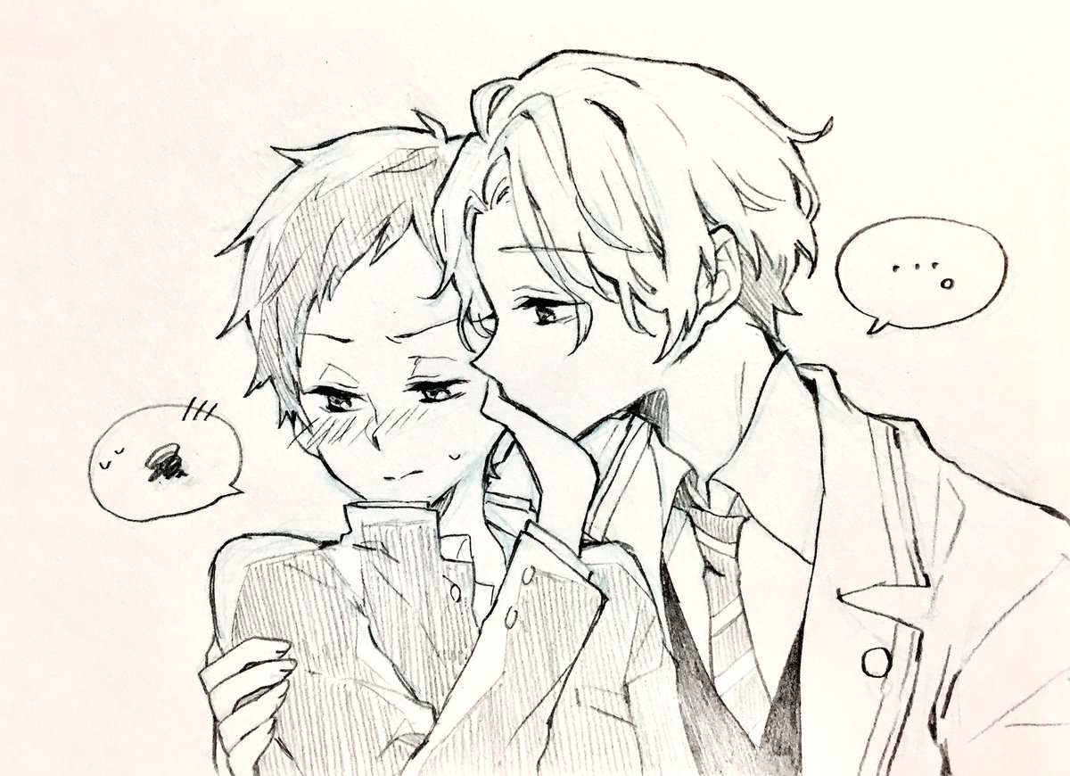 前にあかりちゃんのスケブに描かせて貰った子達を塗りました! 