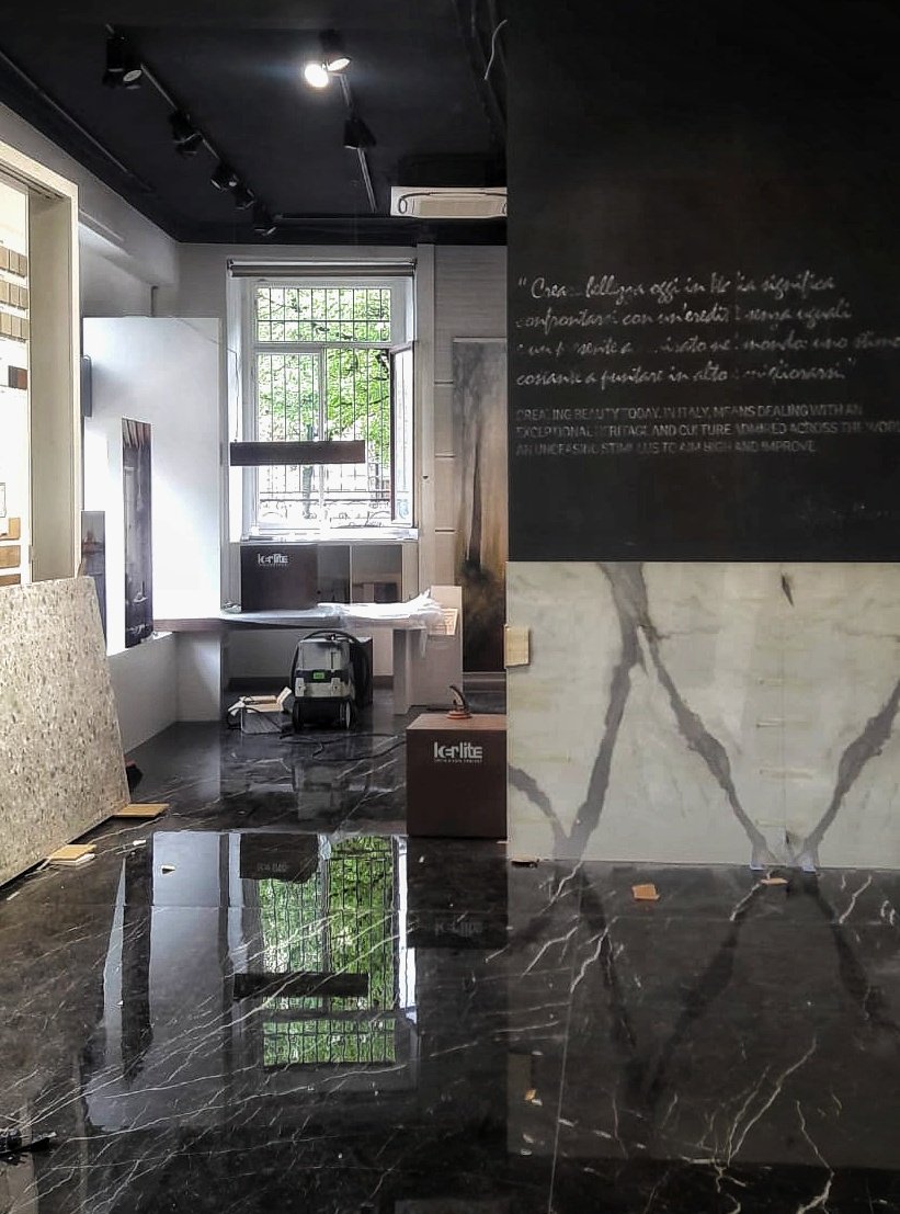 Set-up in progress in the spaces of <a href="/lea_cer/">Lea Ceramiche</a> and <a href="/Cottodeste/">Cotto d'Este</a> showrooms. The #Panariagroup brands will be at #Fuorisalone19

<a href="/fuorisalone/">Fuorisalone.it</a> #LeaCeramiche #Cottodeste #mdw19