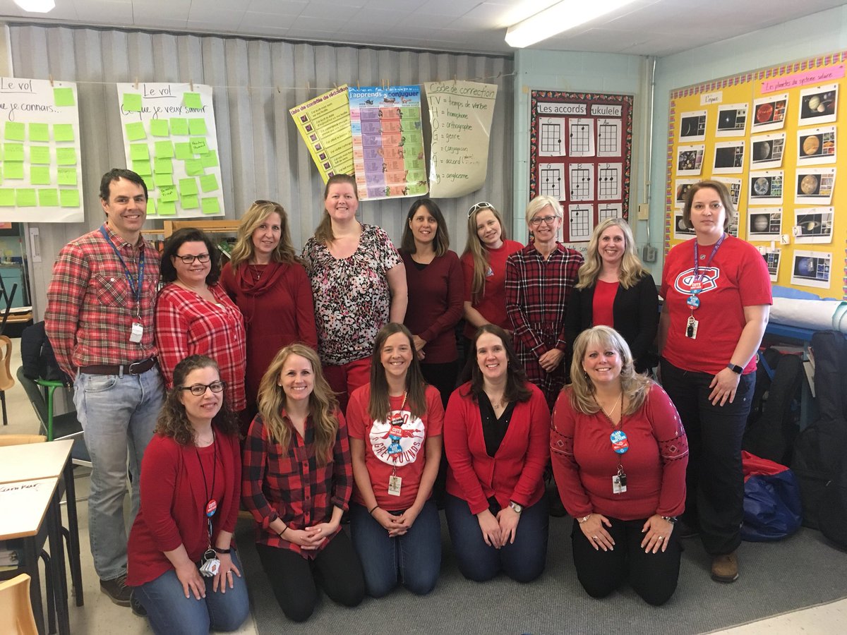 Red for Ed Fridays at BPS #buildingbetterschools #ETFOProud #ETFOStrong #insolidarity