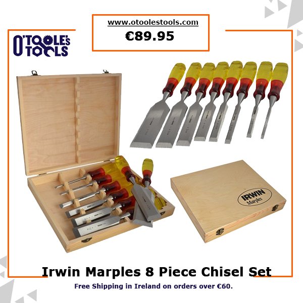 Irwin Marples 8 piece Chisel Set  #handtools #woodworking #tools4you 
bit.ly/2UiwAlK