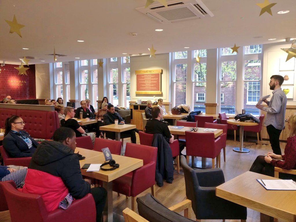 WorcesterBID's tweet photo. This mornings City Session gave insights into our #SummerInWorcester campaign, our @BestBar_None project, our consultation process along with other city centre news and a guest speaker from the Regulatory Services. Thank you to @Pret for hosting and to everyone who attended! https://t.co/XootoP6tKn