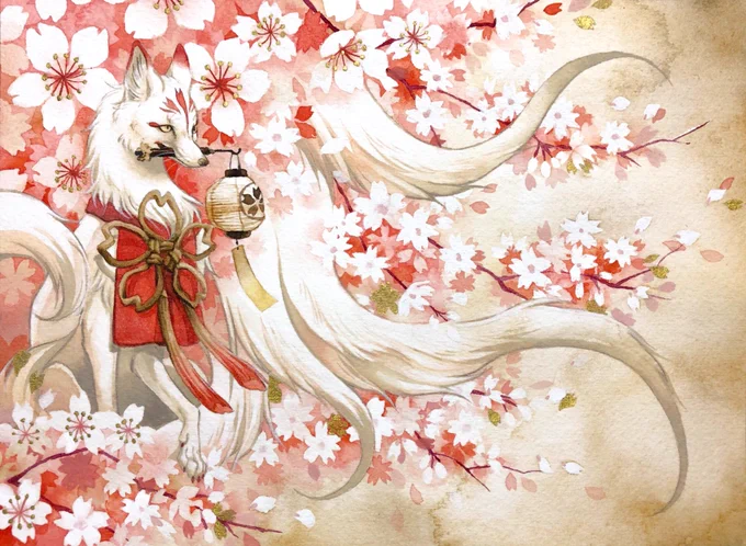 近くでようやく桜が見頃を迎えました #Twitterお花見会 