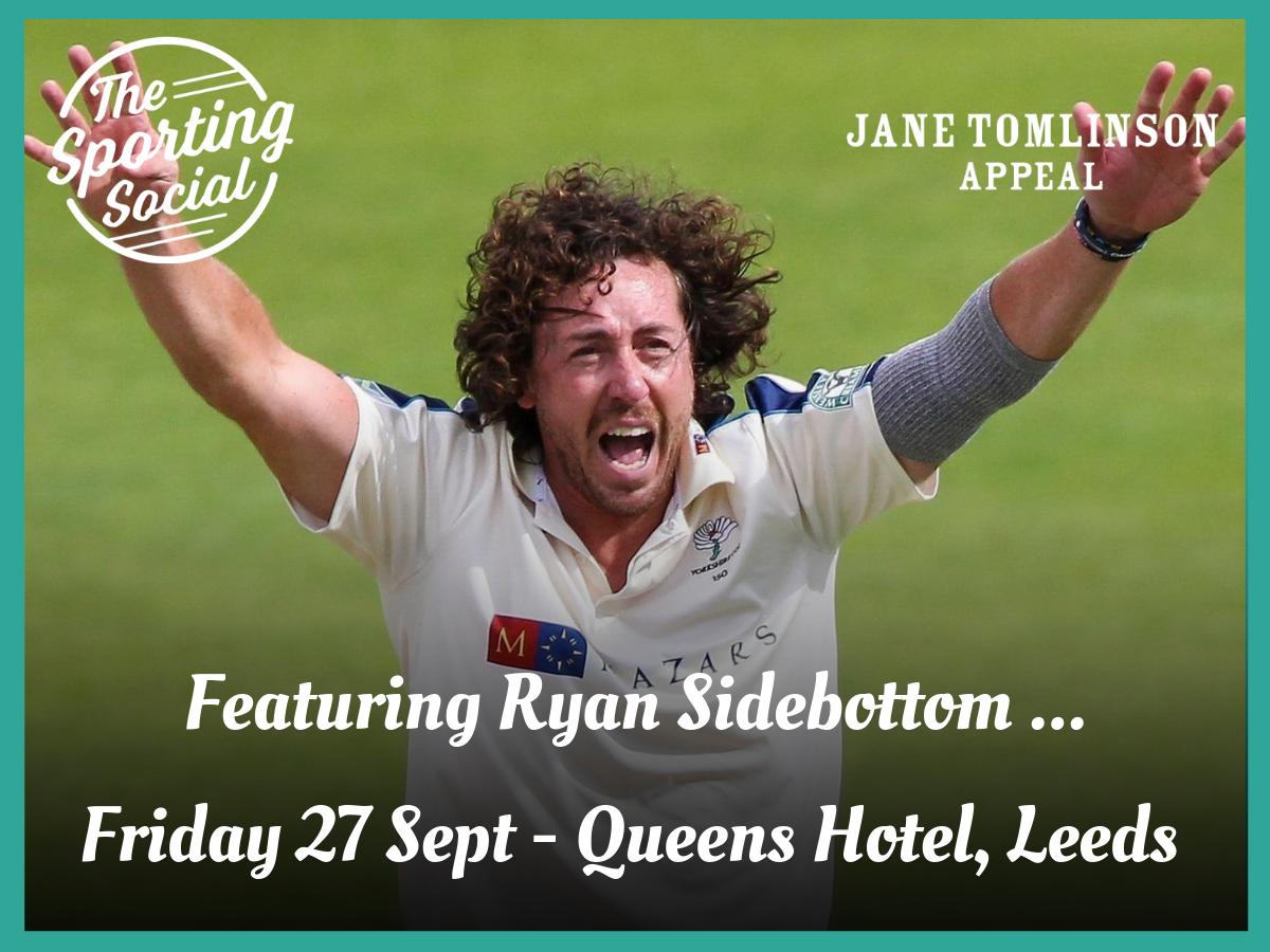janesappeal's tweet photo. Really excited to announce our latest signing for our #SportingSocial! England and Yorkshire Cricket hero and Dancing on Ice star @RyanSidebottom joins @J_Ennis and @clarebalding in our all-star line up supporting children and people living with cancer.
https://t.co/Ym5K1ytZS2 https://t.co/UrZRopbxZZ