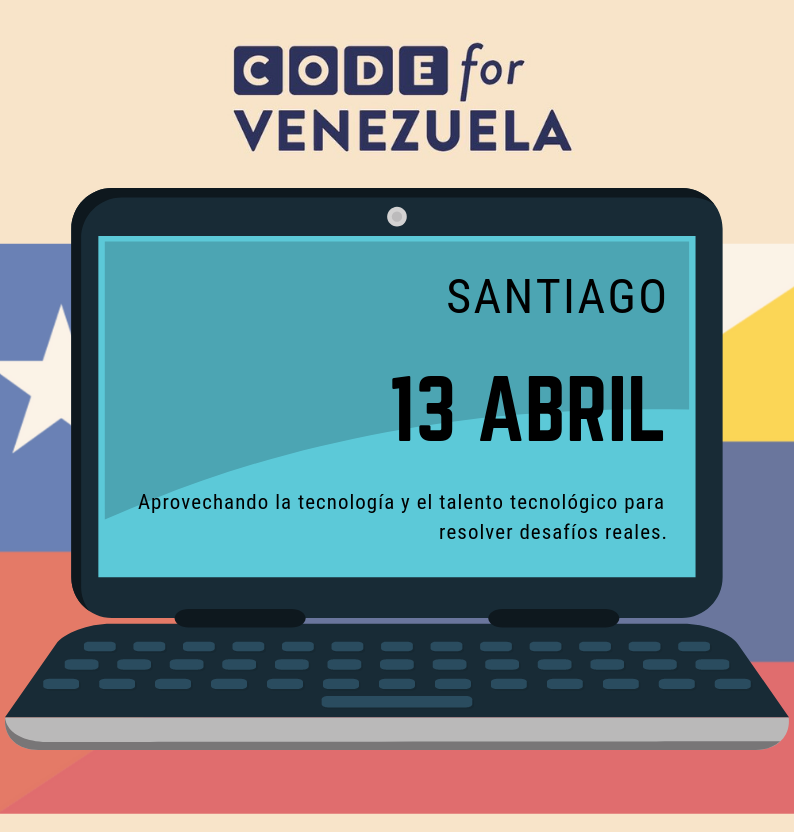 p1nox's tweet photo. Participa el fin de semana del 13 de Abril en @code4venezuela desde San Francisco, Santiago, en cualquiera de las otras sedes o remoto https://t.co/s7ho9b5wvn via @elvinotintocl https://t.co/c4fhvgIDZ1