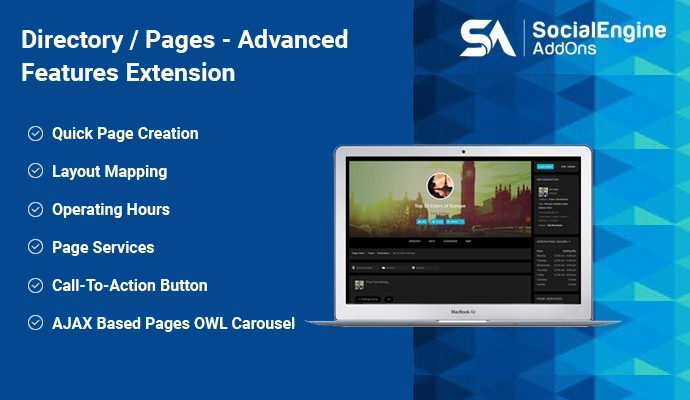 socialappstech's tweet image. Get some fabulous additional features using the new Directory / Pages - Advanced Features Extension. #SocialEngineAddOns gets this new extension for enhancing user experience for creating directory pages. 
Read our blog post: bit.ly/2uNbY5R