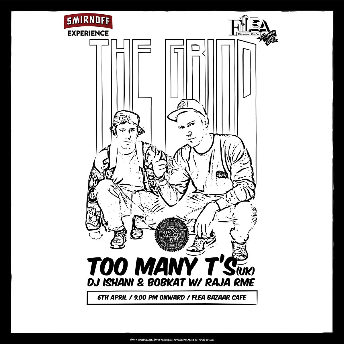 #FleaBazaarCafeTurnsOne 

Continuing our celebrations tomorrow with Hip Hop/Rap rising stars all the way from UK - <a href="/TooManyTs/">T's</a>.

Supported by DJ Ishani &amp; Bobkat w/ MC Raja RME giving you all the best dose of Hip Hop. 

RSVP now for free entry - forms.gle/agGHqsNUV9vbm1…