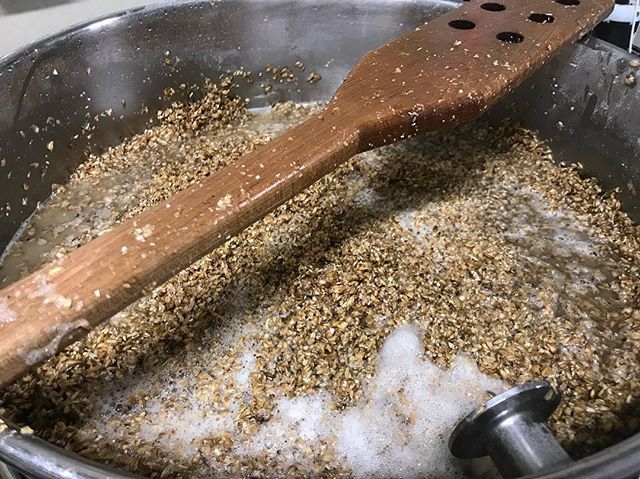 hopbarnbrewing's tweet photo. I know it doesn’t look like much but we are excited for this one! 
#newbrew #beer #grain #catskills #catskillmountains #farmbrewery #upstateny #excited #drinklocal #brewery #weekendvibes #brew https://t.co/6WpTVLDHp1 https://t.co/oxWNz4shaC